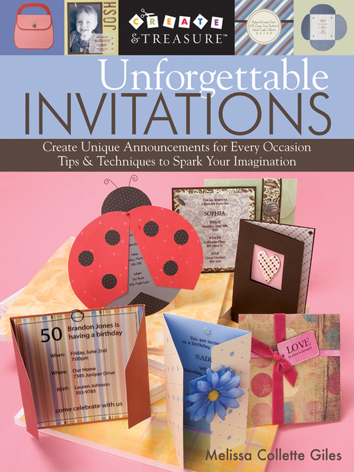 Cover image for Unforgettable Invitations